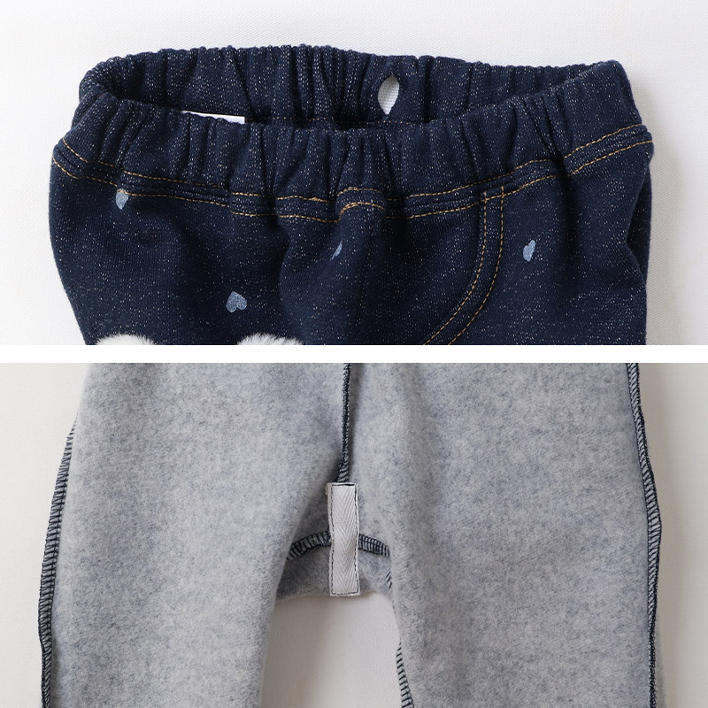 ハート総柄ロングパンツ【Uzulandウズランド】