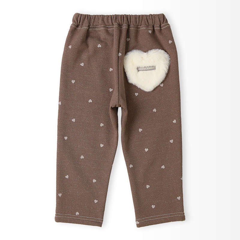 ハート総柄ロングパンツ【Uzulandウズランド】
