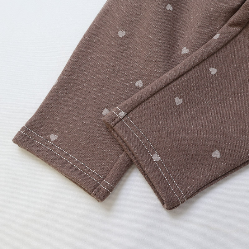 ハート総柄ロングパンツ【Uzulandウズランド】