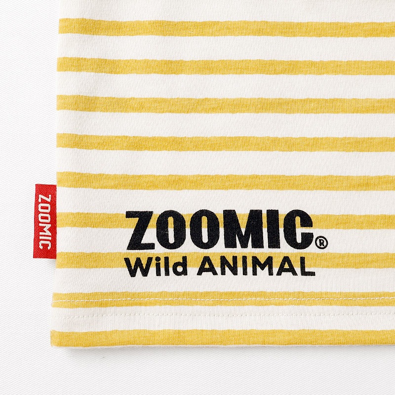 キリンさん/シマウマさんモチーフTシャツ【ZOOMICズーミック】