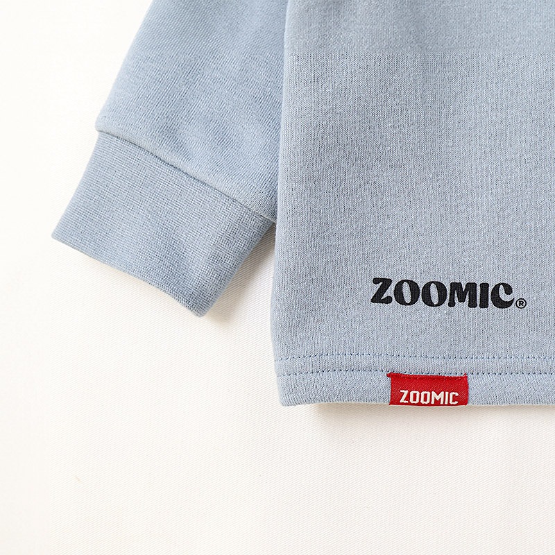 雪だるまボアアップリケトレーナー【ZOOMICズーミック】