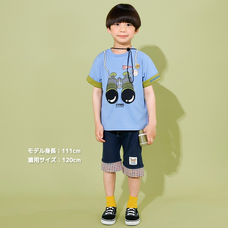 双眼鏡フラップTシャツ【ZOOMICズーミック】