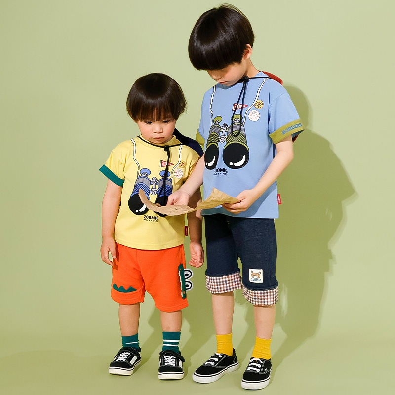 双眼鏡フラップTシャツ【ZOOMICズーミック】