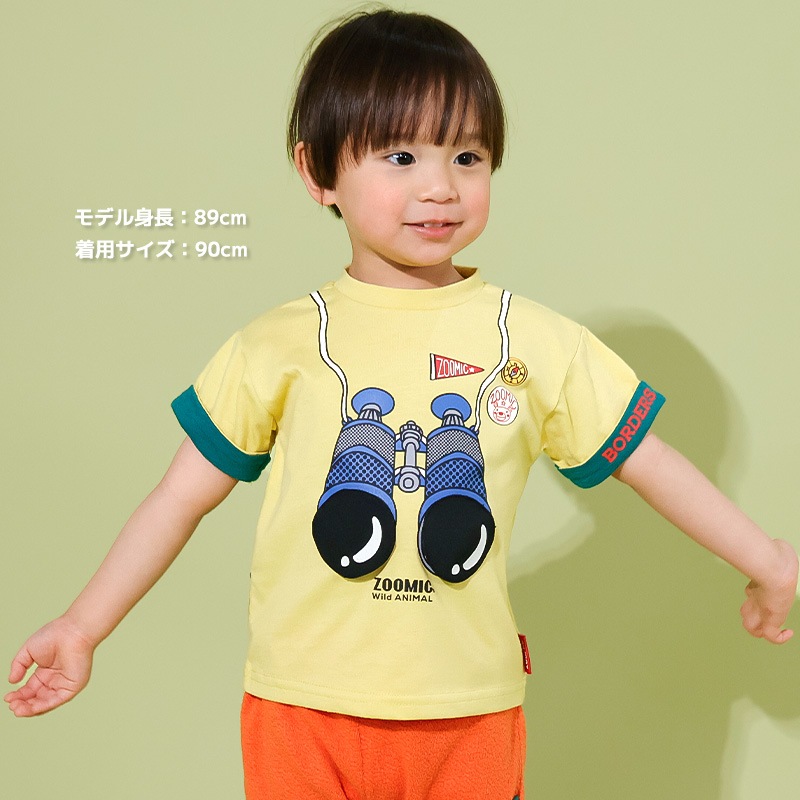 双眼鏡フラップTシャツ【ZOOMICズーミック】