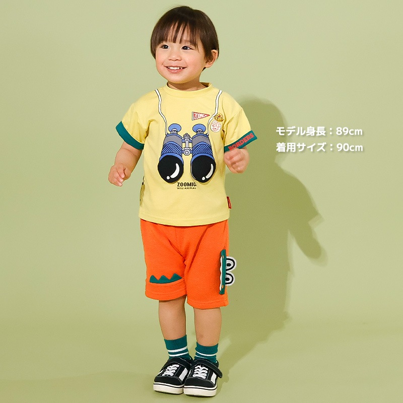 双眼鏡フラップTシャツ【ZOOMICズーミック】