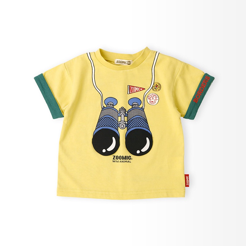 双眼鏡フラップTシャツ【ZOOMICズーミック】
