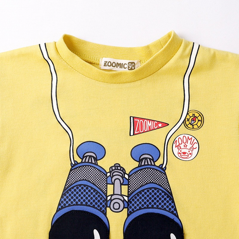 双眼鏡フラップTシャツ【ZOOMICズーミック】