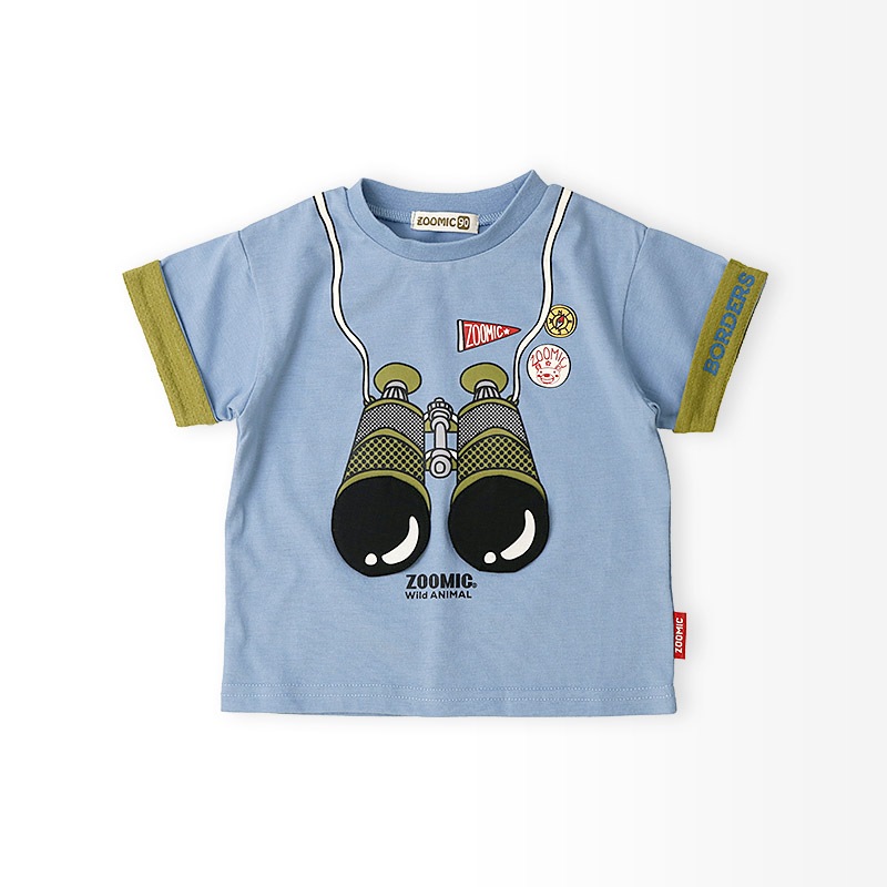 双眼鏡フラップTシャツ【ZOOMICズーミック】