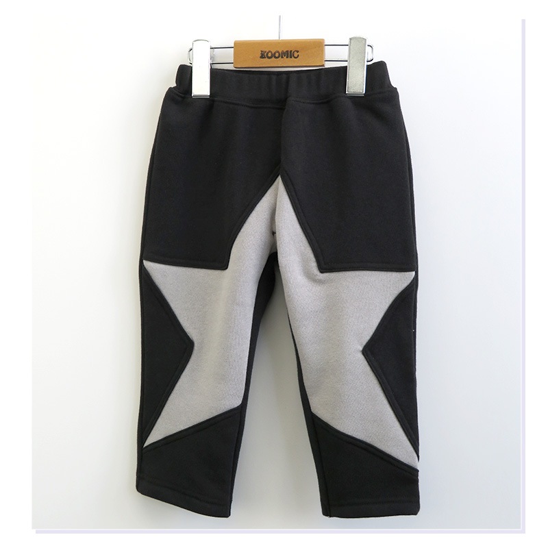 子供服 パンツ 裏起毛 キッズ 10分丈 星 宇宙 くま ボトムス( 80-130cm )【 ZOOMIC ズーミック 】 男の子 どうぶつ おしゃれ 冬服 80cm 90cm 95cm 100cm 110cm 120cm 130cm 