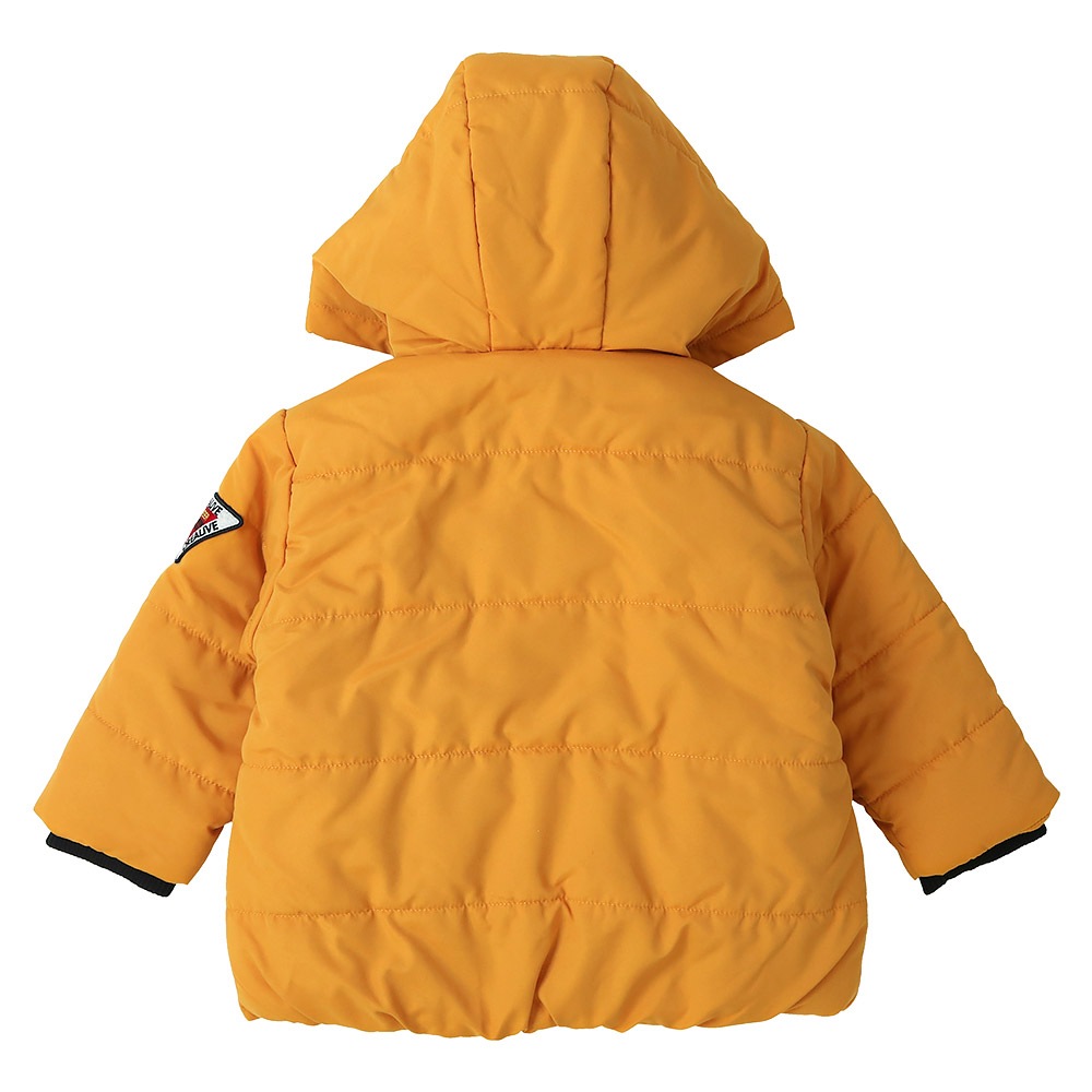 キッズ ベビー ジャケット 中綿入り 撥水加工 フード付き 男の子 女の子 ポケット付き 【GrinLab グリンラボ】 中綿ジャケット 中綿アウター カラーファスナー 中わた入り 軽量 洗える アウトドア 保温 防寒 防寒着 冬服 暖かい 軽い 通園 通学 80 90 95 100 110 120 130