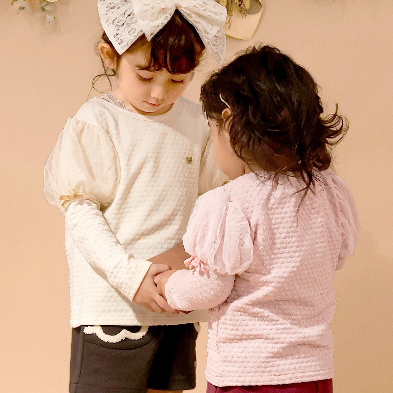 betweenand 肩出し長袖プリントTシャツ 平成女兒 y2k アニメ風