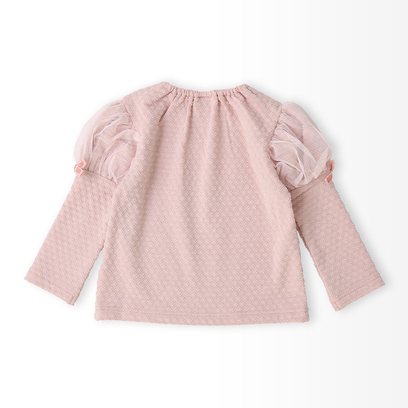 チュールパフスリーブトップス【Uzulandウズランド】