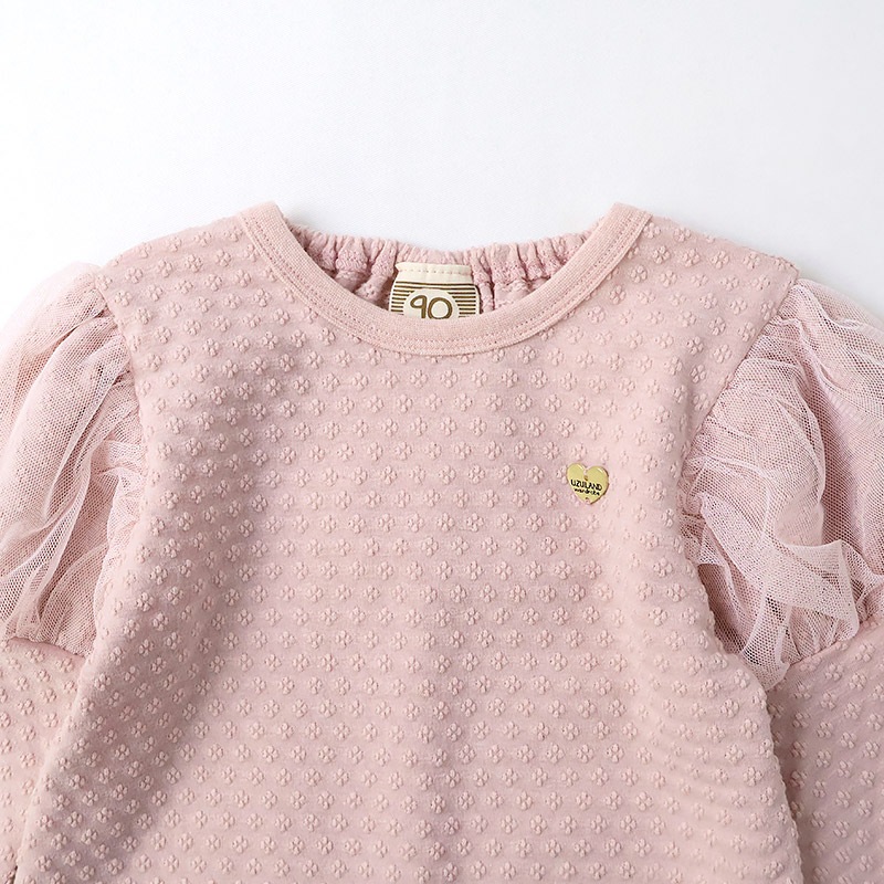 チュールパフスリーブトップス【Uzulandウズランド】