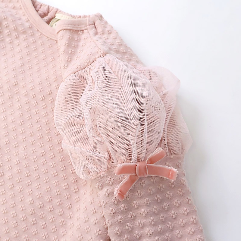 チュールパフスリーブトップス【Uzulandウズランド】