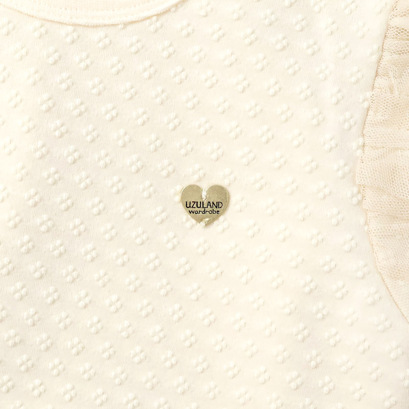 チュールパフスリーブトップス【Uzulandウズランド】