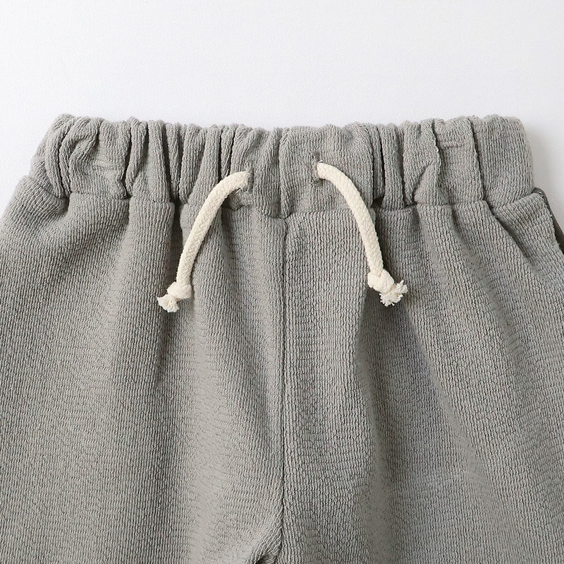 キッズ 5分丈パンツ ハーフパンツ 男の子 女の子 イージーパンツ 【ZOOMIC ズーミック】 ベビー ストレッチ ズボン ボトムス 短パン ジャカード天竺 伸縮 ウエストゴム アニマル 動物 ペンギン くま キャラクター 男児 女児 80 90 95 100 110 120 130