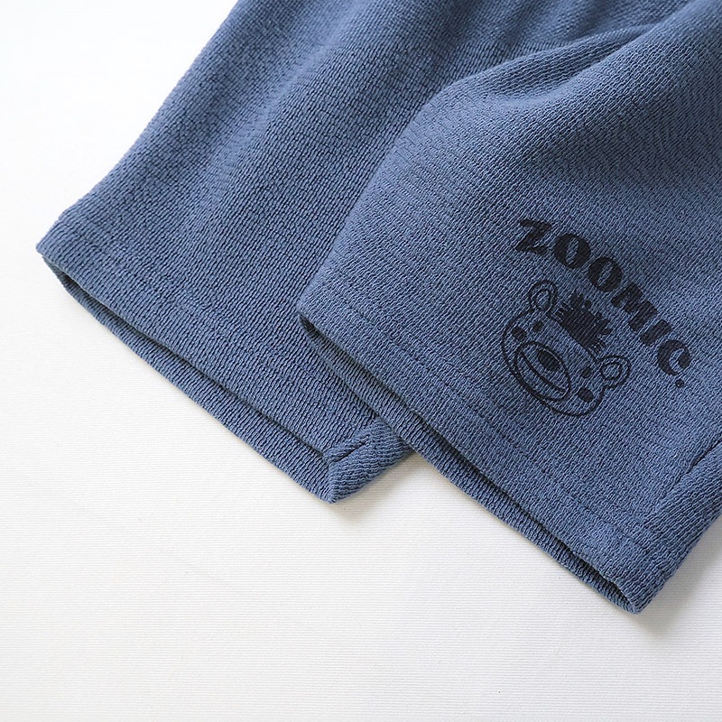 キッズ 5分丈パンツ ハーフパンツ 男の子 女の子 イージーパンツ 【ZOOMIC ズーミック】 ベビー ストレッチ ズボン ボトムス 短パン ジャカード天竺 伸縮 ウエストゴム アニマル 動物 ペンギン くま キャラクター 男児 女児 80 90 95 100 110 120 130