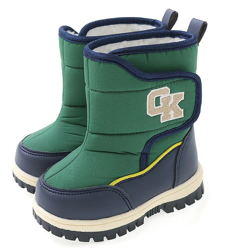 キッズ スノーブーツ 撥水加工 内ボア 長靴 男の子 女の子 【UZULAND GrinLab】 ベビー スノーシューズ 滑り止め レインブーツ チェック 苺 いちご ユニコーン 恐竜 ダイナソー 12 13 14 15 16 雪除け 防寒 保温 通園 通学 雪遊び 外遊び アウトドア 冬