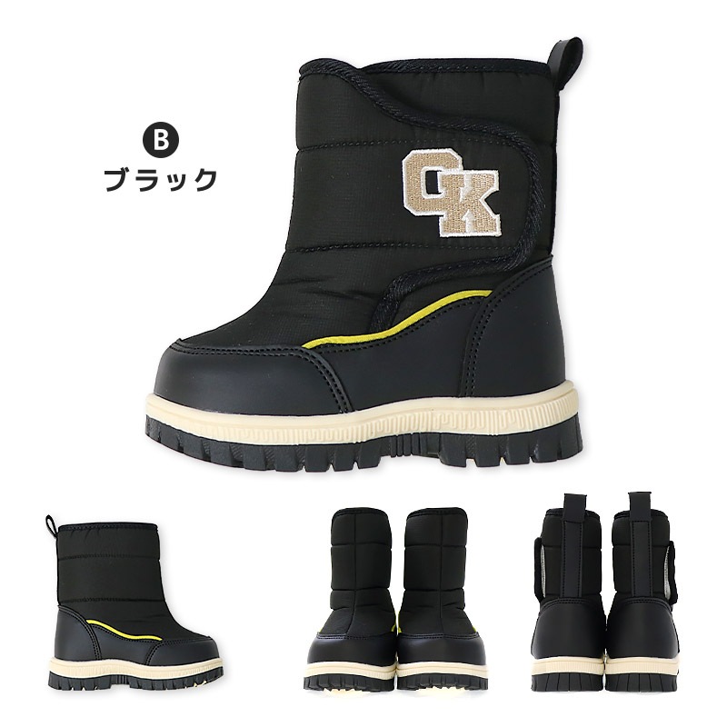 キッズ スノーブーツ 撥水加工 内ボア 長靴 男の子 女の子 【UZULAND GrinLab】 ベビー スノーシューズ 滑り止め レインブーツ チェック 苺 いちご ユニコーン 恐竜 ダイナソー 12 13 14 15 16 雪除け 防寒 保温 通園 通学 雪遊び 外遊び アウトドア 冬