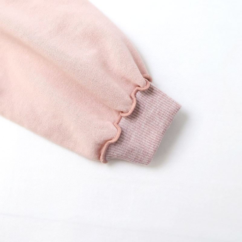 異素材リボン組み合わせトレーナー【Uzulandウズランド】