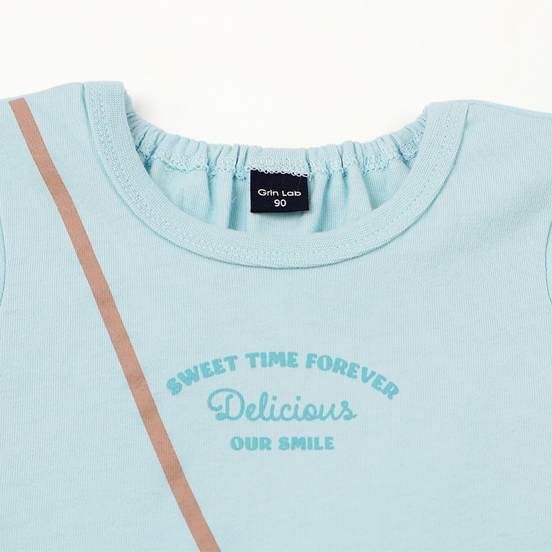 カップケーキデザイン半袖Tシャツ【GrinLab グリンラボ】|80-130cm