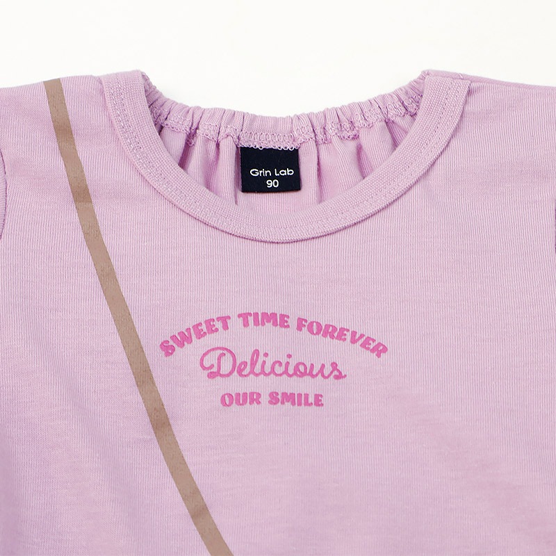 カップケーキデザイン半袖Tシャツ【GrinLab グリンラボ】|80-130cm