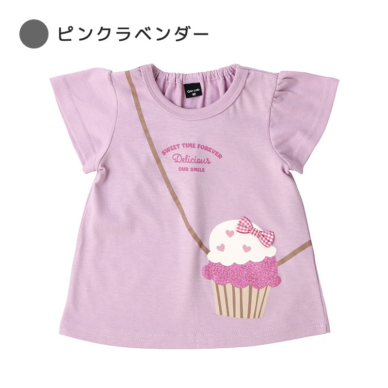 カップケーキデザイン半袖Tシャツ【GrinLab グリンラボ】