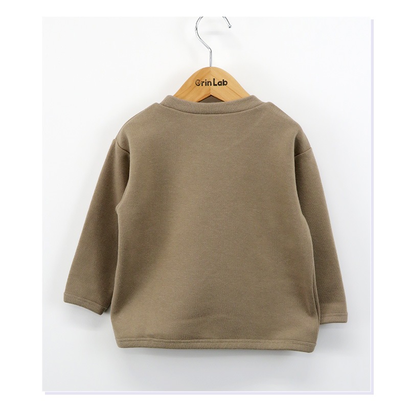 キッズ トレーナー 裏起毛 男の子 恐竜 子供服 長袖 トップス ( 80-130cm )【 GrinLab グリンラボ 】 ボーイズ ダイナソー 冬服 スウェット ベビー服 80 90 95 100 110 120 130 
