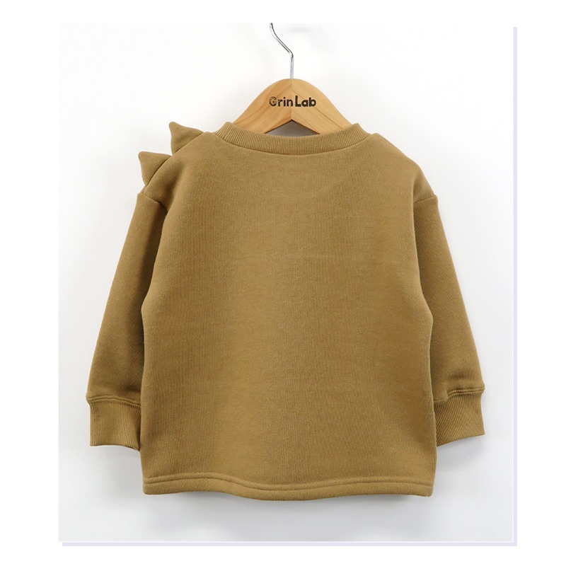 キッズ トレーナー 裏起毛 男の子 恐竜 子供服 長袖 トップス ( 80-130cm )【 GrinLab グリンラボ 】 ボーイズ ダイナソー 冬服 スウェット ベビー服 80 90 95 100 110 120 130 