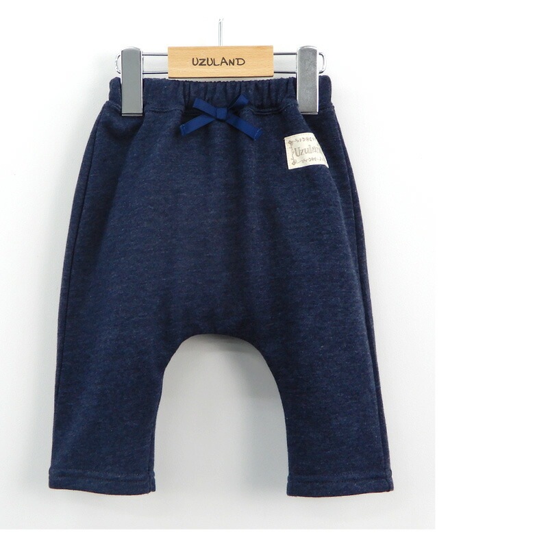 子供服 ボトムス パンツ 女の子 お尻フリル 7分丈パンツ ( 80-130cm )【 Uzuland ウズランド 】 キッズ ベビー おしゃれ かわいい 二次加工 切替 女子 女児 こども服 ベビー服 秋 ガールズ ブランド ファッション