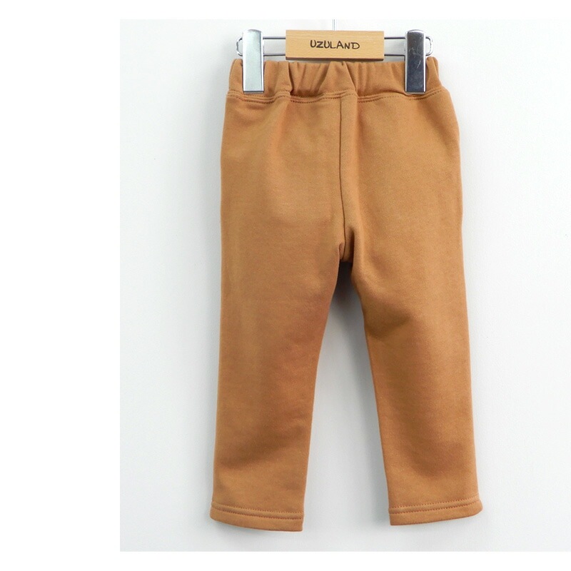 子供服 ボトムス パンツ 女の子 デザイン ポケット ロングパンツ ( 80-130cm )【 Uzuland ウズランド 】 キッズ ベビー おしゃれ かわいい 可愛い 二次加工 切替 女子 女児 こども服 ベビー服 秋 春