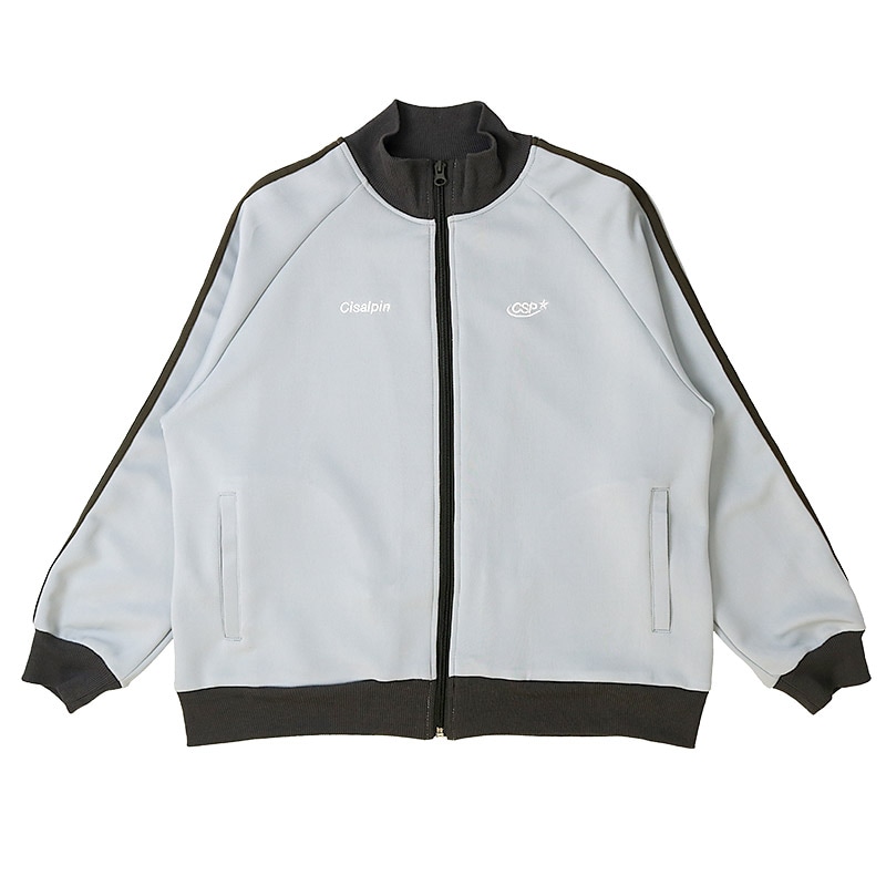 ジャージ ジャケット 袖ライン 子供服 男の子 小学生 中学生 ファッション キッズ ジュニア 長袖 ブルゾン アウター ウインドブレーカー ジップ ポケット付き 女の子 切替 ストリート 大人っぽい ダンス スポーツ 裏地なし ブルー グレー ブラック 130 140 150 160 秋服