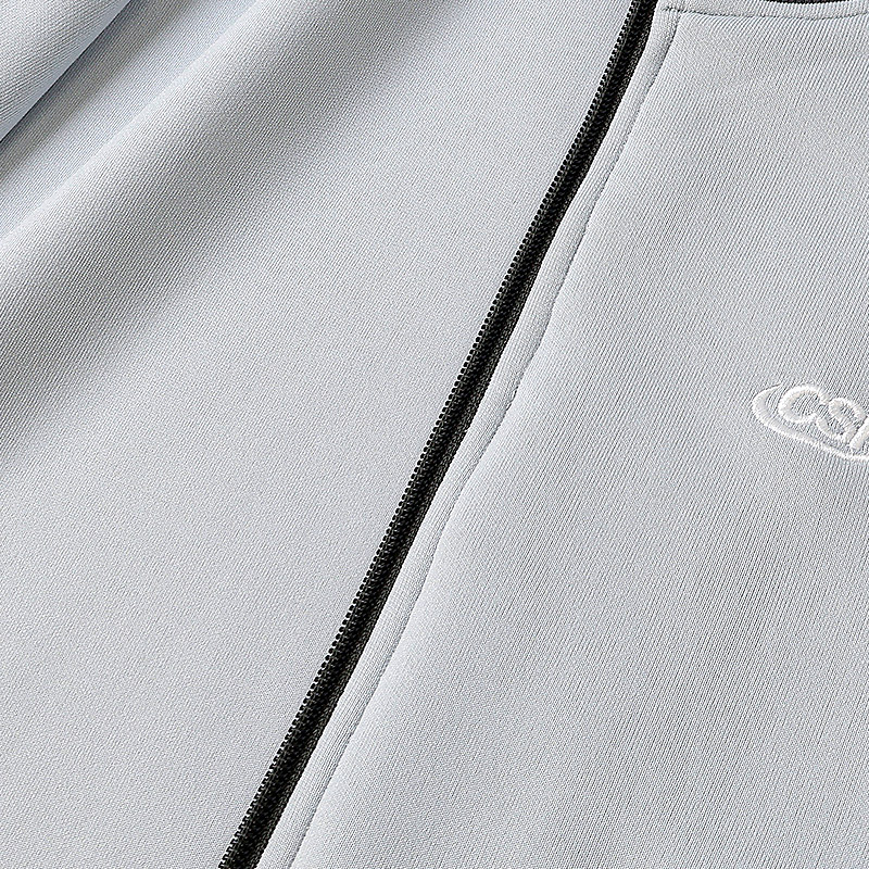 ジャージ ジャケット 袖ライン 子供服 男の子 小学生 中学生 ファッション キッズ ジュニア 長袖 ブルゾン アウター ウインドブレーカー ジップ ポケット付き 女の子 切替 ストリート 大人っぽい ダンス スポーツ 裏地なし ブルー グレー ブラック 130 140 150 160 秋服