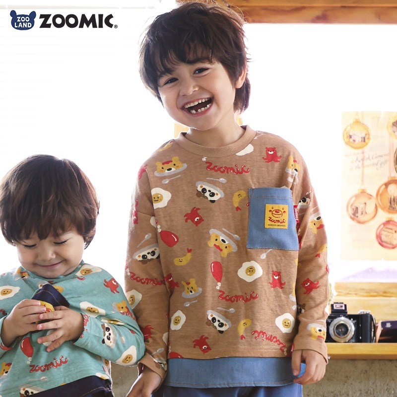 RRmoments 動物柄 長袖カットソー CORISCO コリスコ 長袖 Tシャツ 121921 カットソー アニマル プリント
