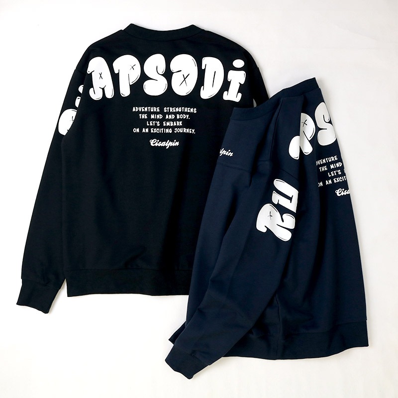 トレーナー スウェット 裏毛 子供服 男の子 小学生 中学生 ファッション キッズ ジュニア トップス 長袖 プリントトレーナー 女の子 カットソー フロントプリント ビッグ プリント バックプリント ストリート 大人っぽい ダンス スポーツ 起毛なし 130 140 150 160 秋服