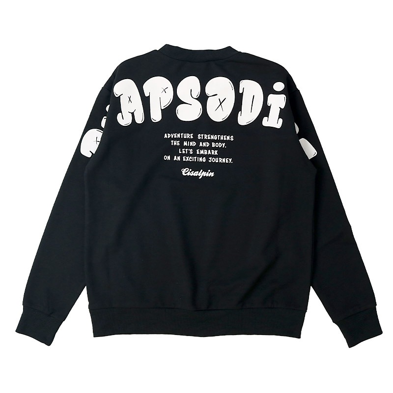 トレーナー スウェット 裏毛 子供服 男の子 小学生 中学生 ファッション キッズ ジュニア トップス 長袖 プリントトレーナー 女の子 カットソー フロントプリント ビッグ プリント バックプリント ストリート 大人っぽい ダンス スポーツ 起毛なし 130 140 150 160 秋服