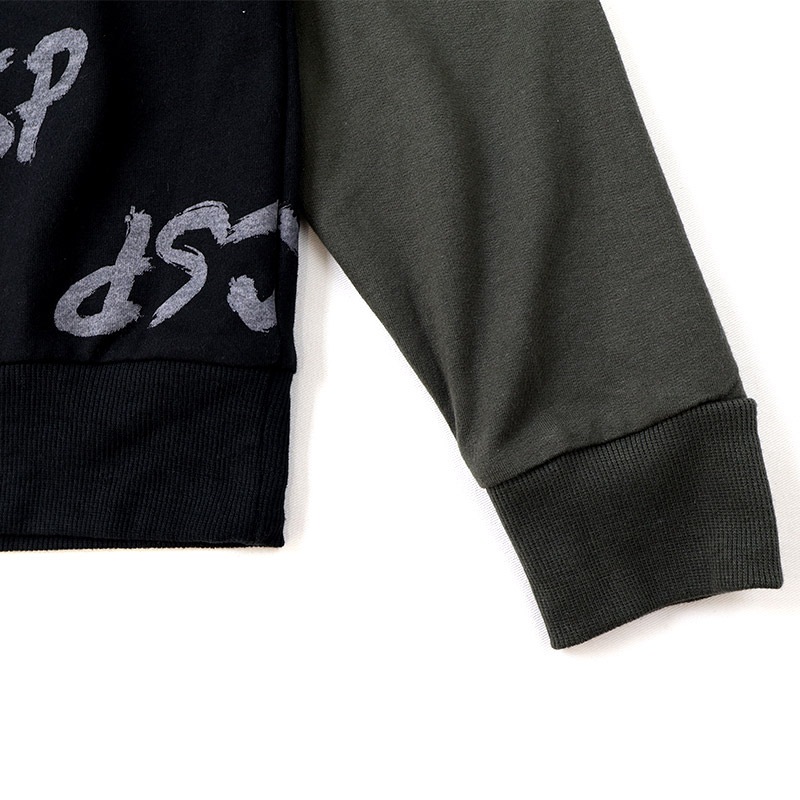 トレーナー スウェット 裏毛 レイヤード風 重ね着風 子供服 男の子 小学生 中学生 ファッション キッズ ジュニア トップス 長袖 プリントトレーナー 女の子 カットソー フロントプリント 総柄プリント ストリート 大人っぽい ダンス スポーツ 起毛なし 130 140 150 160 秋服