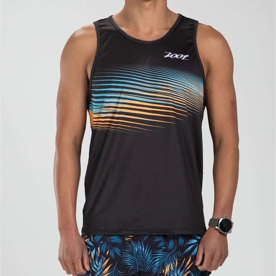 Men's Club Aloha Run Singlet  タンクトップ シングレット アスリート専用 ZMR11081