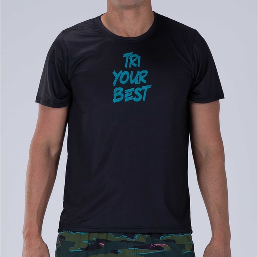 MEN RUN TEE (TRI YOUR BEST) メンズ アスリート専用 Tシャツ ZMR12087