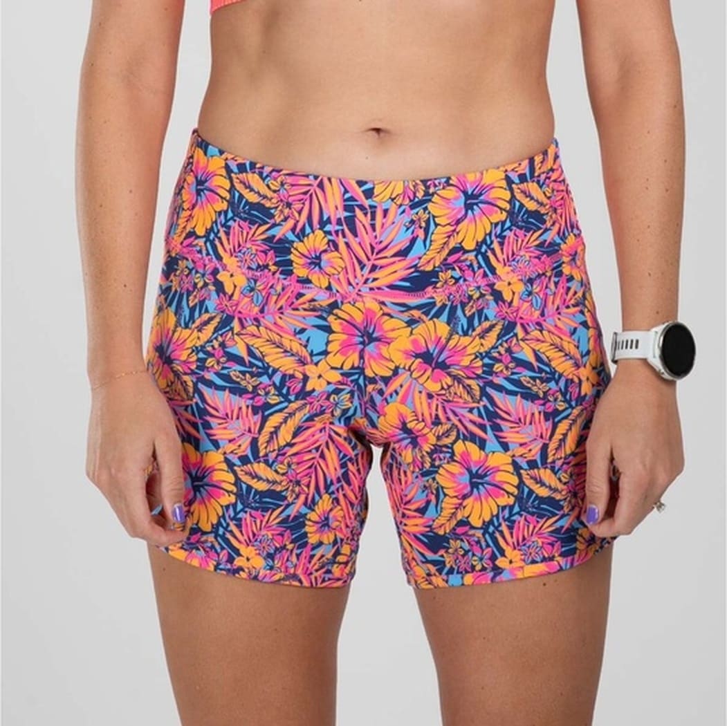 Women Club Aloha 6in Run Short ランショーツ ショートパンツ ZFR24107