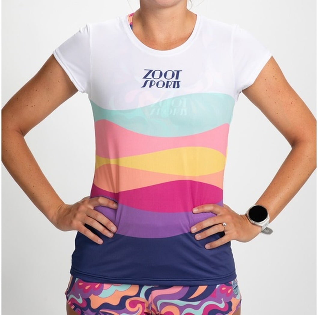 WMN'S RUN TEE  (La Mer) レディース アスリート専用 エアロランシャツ ZFR12086