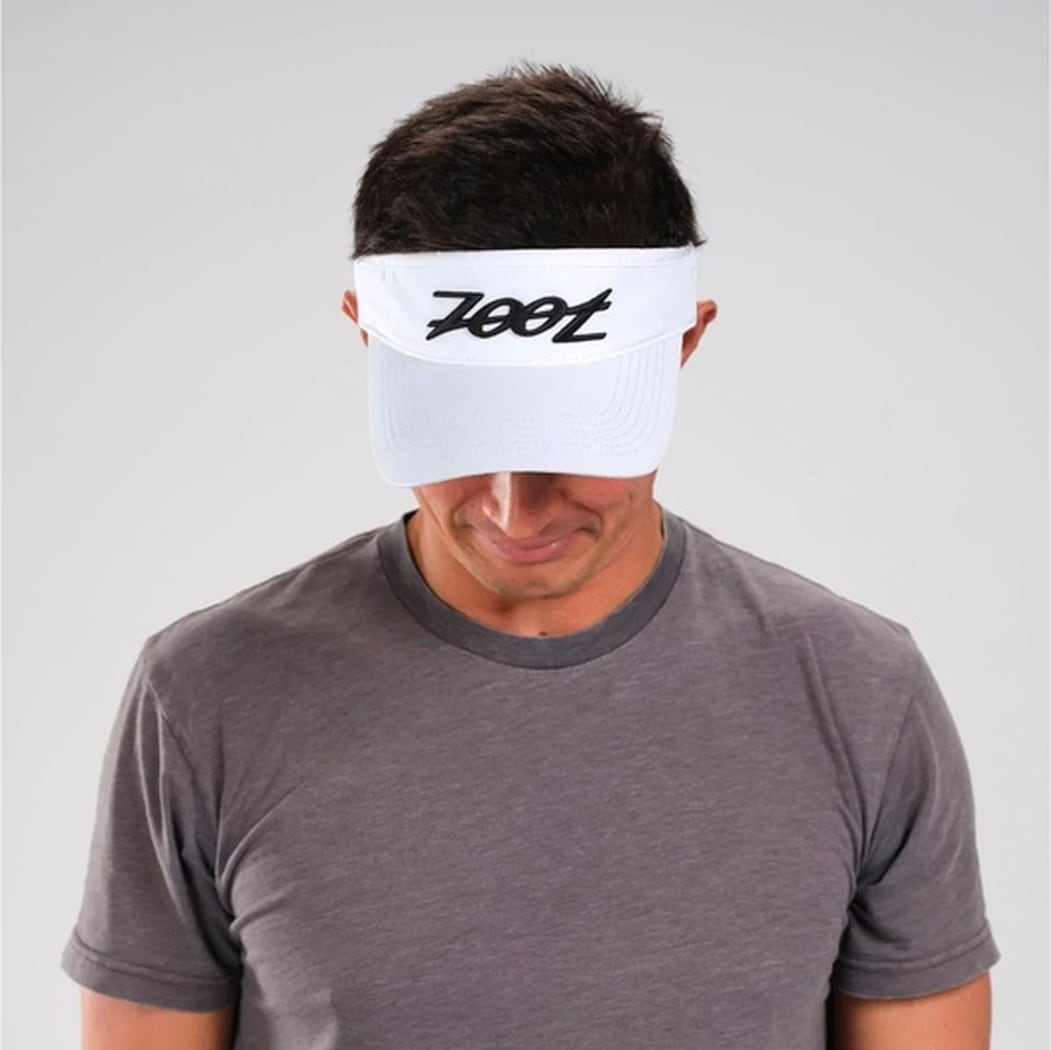 Unisex トライアスロン サンバイザー Tech Visor (Zoot White)