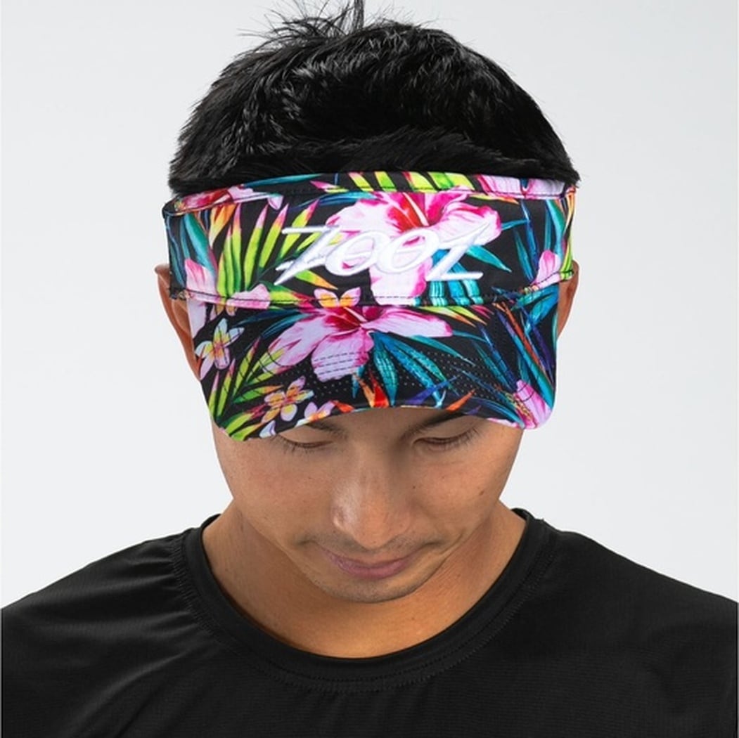 Zoot Unisex トライアスロン サンバイザー Visor Black Hawaiian