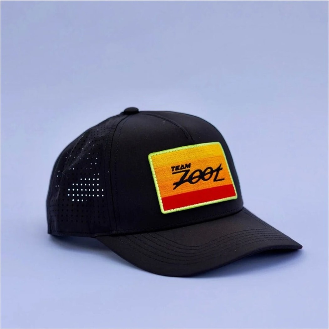 Unisex Curve Bill Hat オリジナルキャップ （Team Zoot- Black/Red Wave）