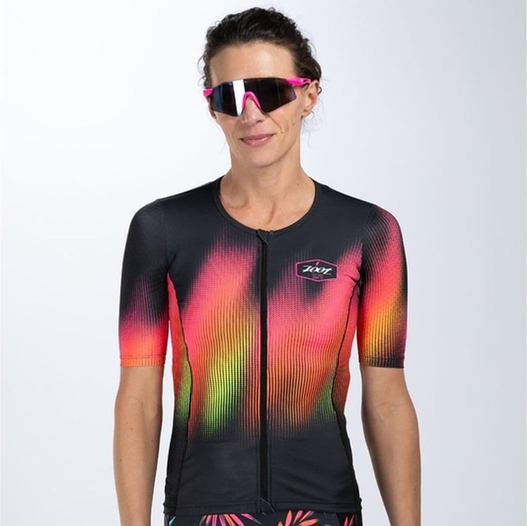 WOMEN'S TRI AERO JERSEY (Tropical Magic) セパレート トップス トライアスロン トライジャージ ZFT15066