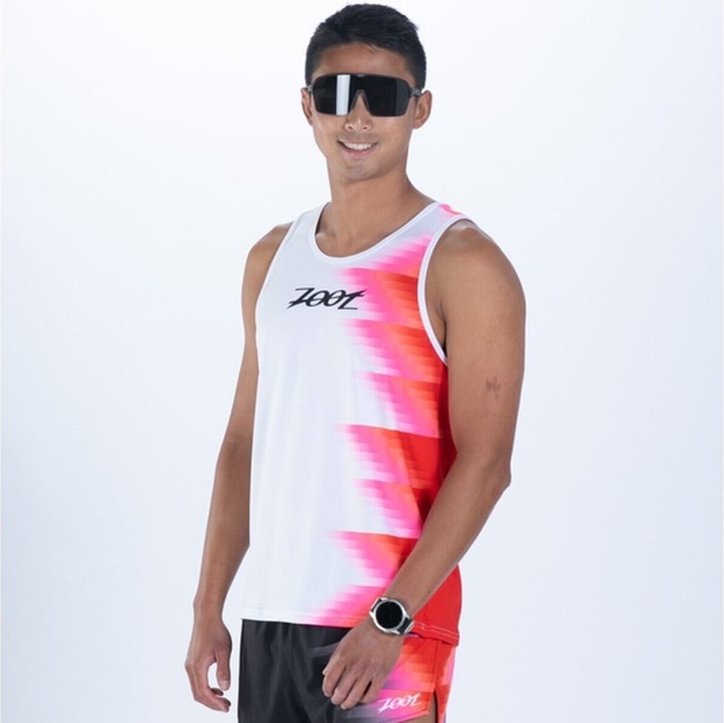 MEN RUN SINGLET (yoyoyo) タンクトップ シングレット アスリート専用 ZMR11000