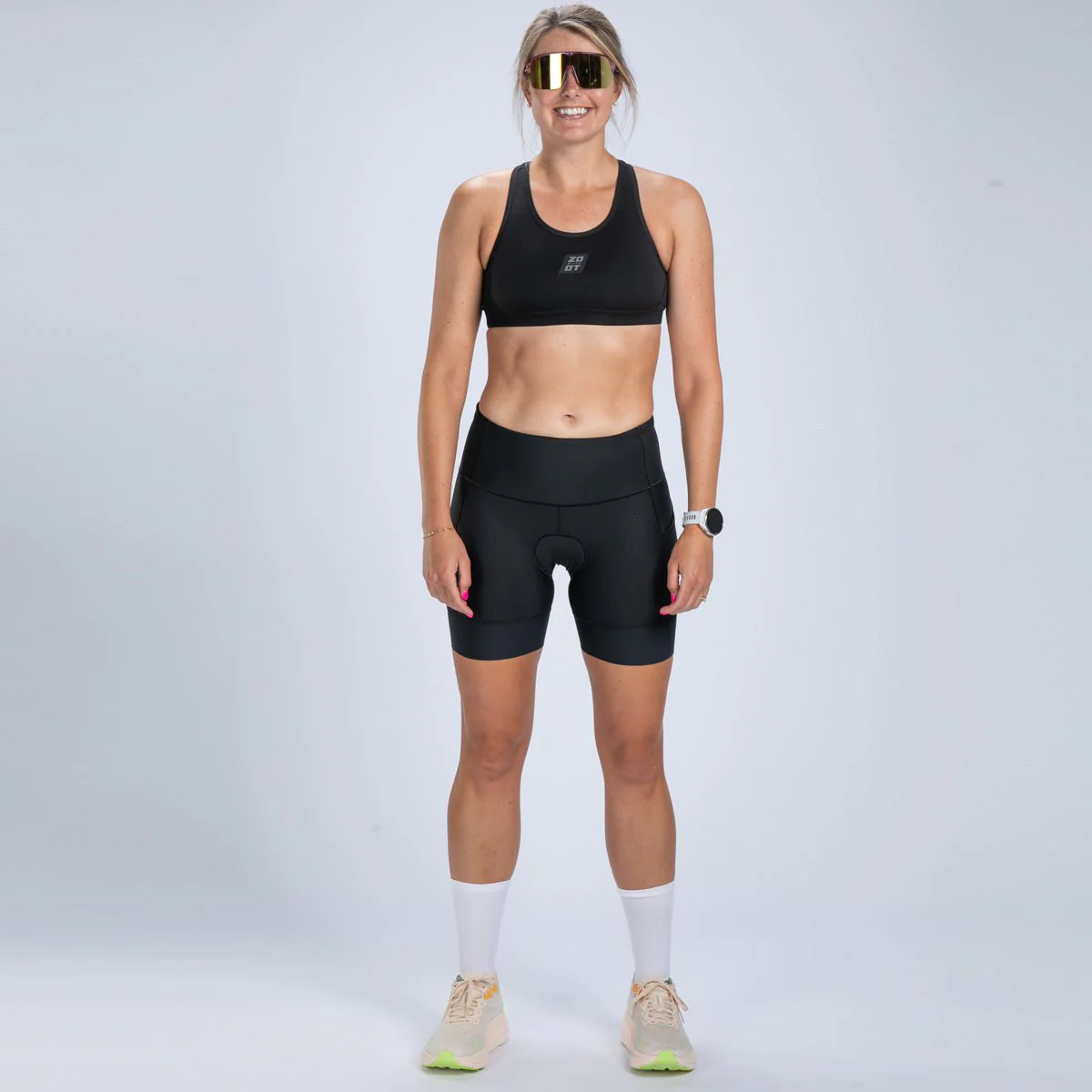 Women's Elite Tri 6" Short (Jet Black)トライアスロン セパレート トライショーツ トライパンツ エリートシリーズ