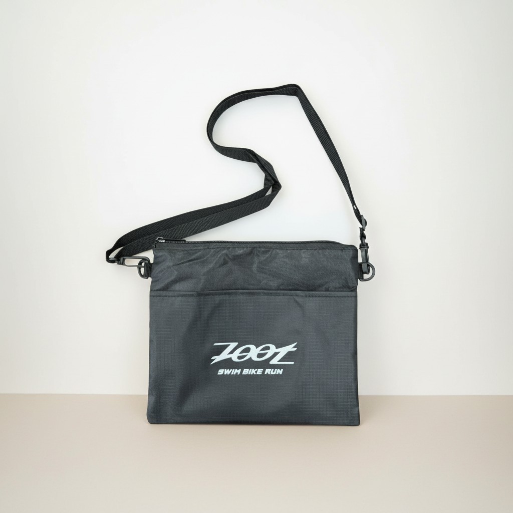 ユニセックス Zoot オリジナルサコッシュ　テントクロス素材　ポケット付き　SWIM BIKE RUN