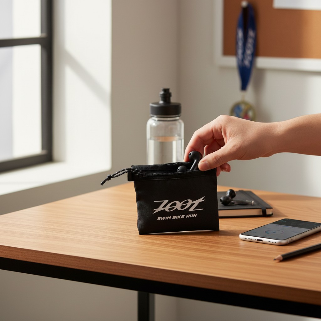 還元ポイント付き　Zoot JAPANオリジナル フラットミニポーチ　JAPAN限定 ノベルティ　SWIM BIKE RUN