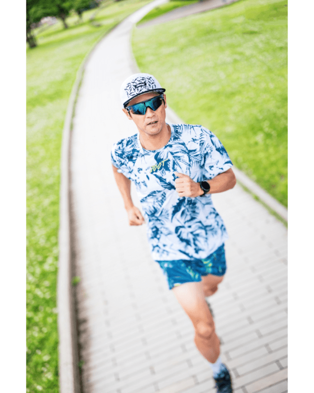 MEN'S RUN TEE ( Island Original) メンズ アスリート専用 エアロランシャツ ZMR12035